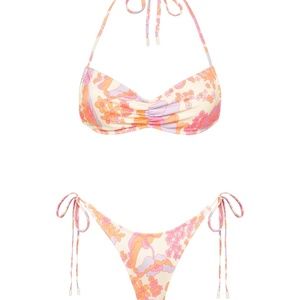 Triangl greta swimsuit in sherbert floral